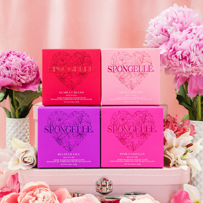 spongelle | boxed heart buffers