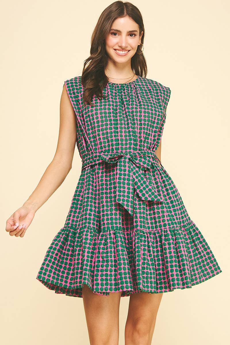 calloway dotted dress