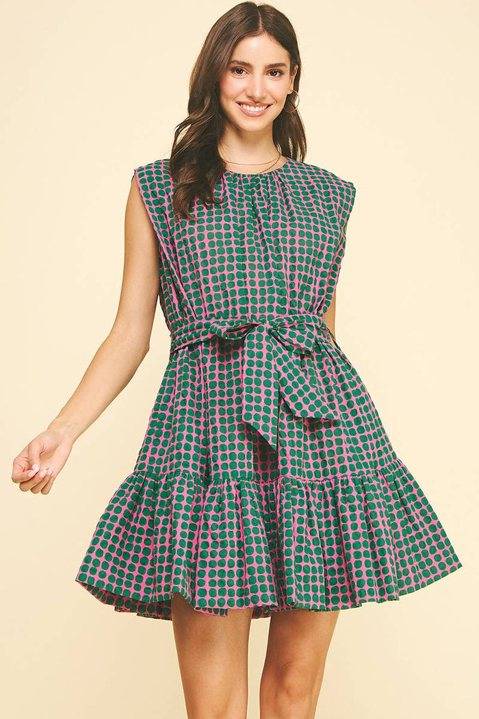 calloway dotted dress