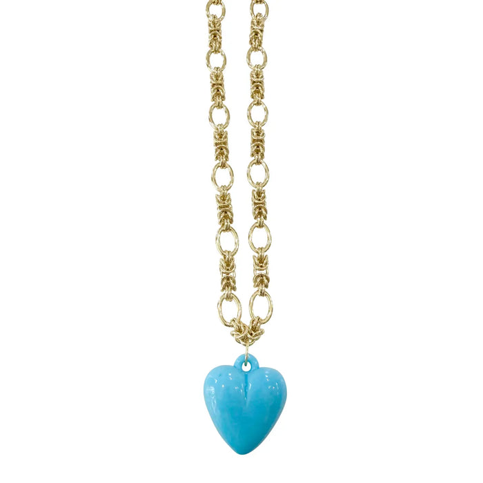 clara heart necklace