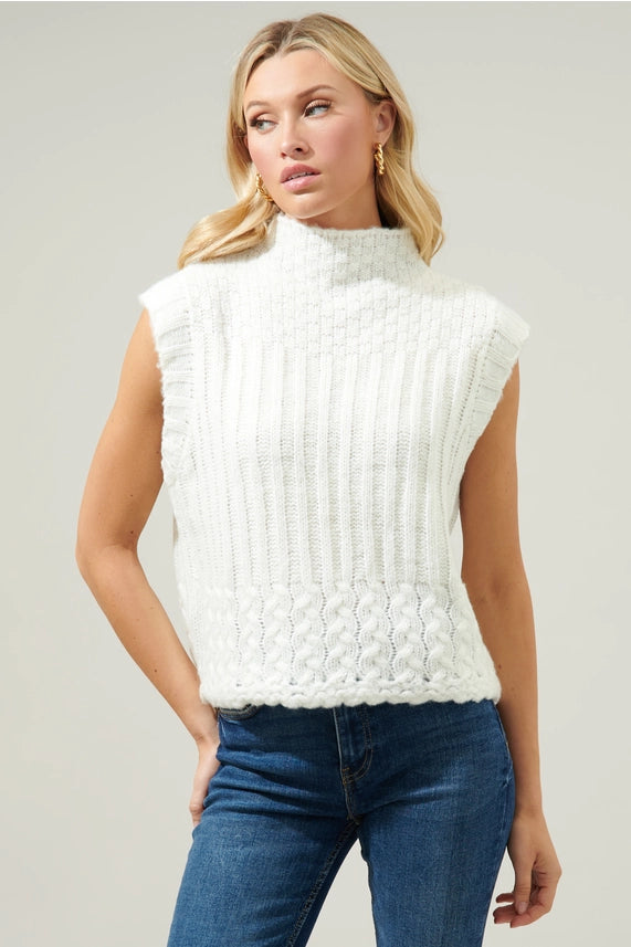 trish sweater vest