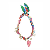 multi-charm scarf necklaces