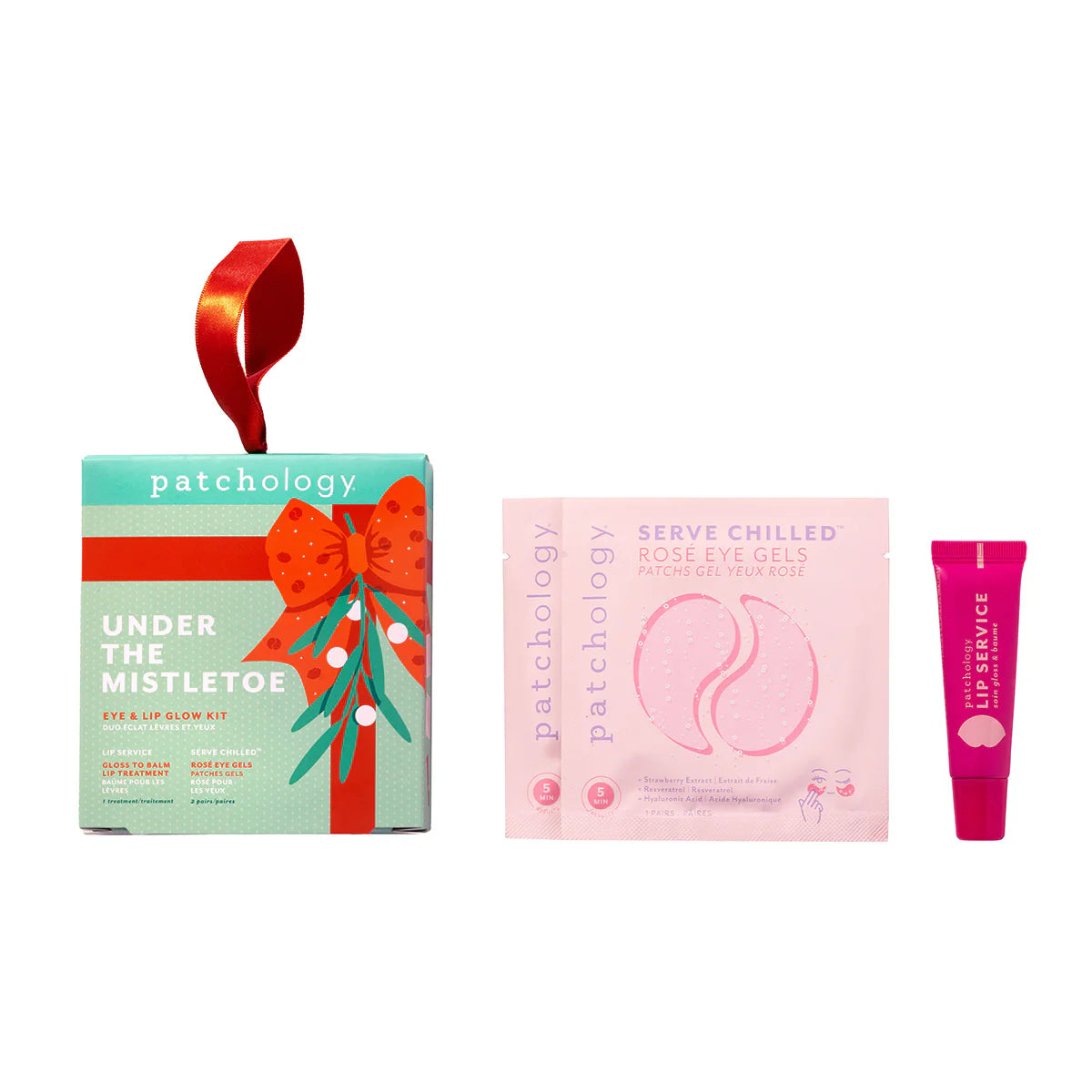 under the mistletoe holiday gift set