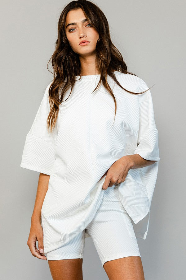 stacey oversized tunic top