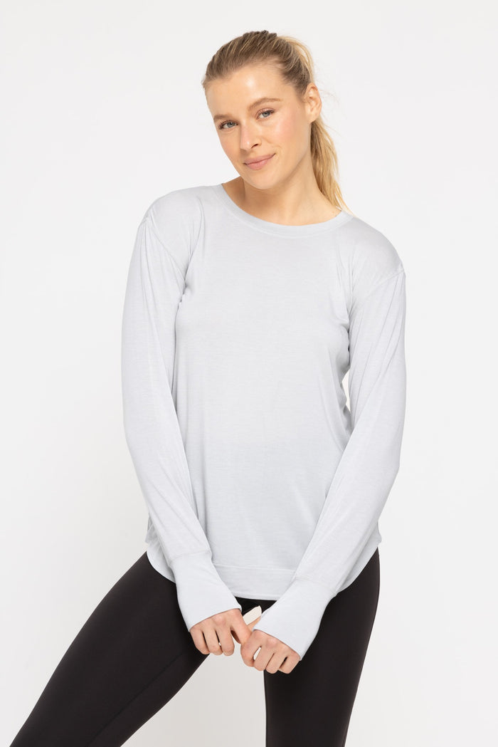 soft-touch basic long sleeve tee