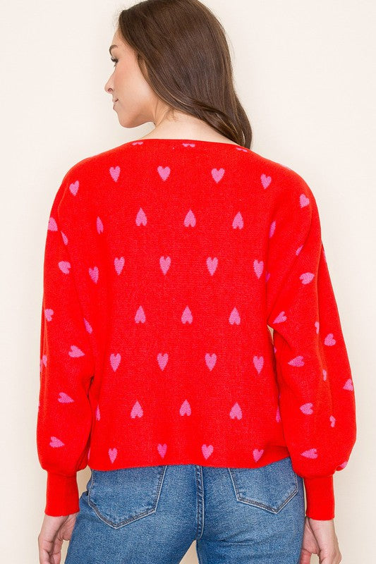 harley heart sweater