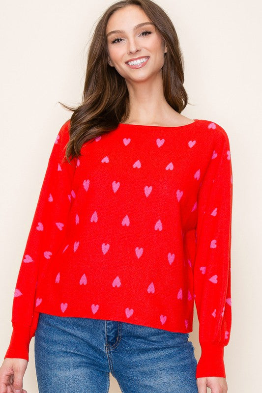 harley heart sweater