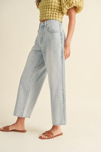 aria wide-leg denim pants | FINAL SALE