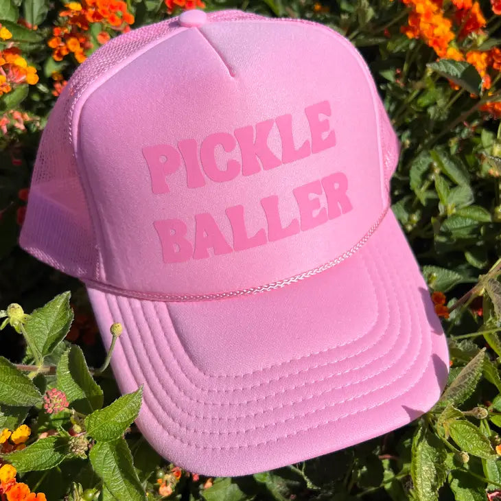 pickleballer trucker hat