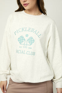 pickleball social club crewneck || FINAL SALE