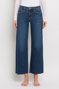 finders keepers tummy control wide-leg denim