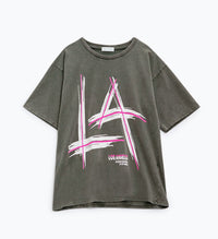 LA oversized tee