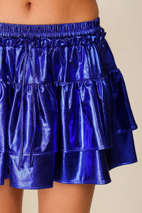 cheer you on metallic skort | FINAL SALE