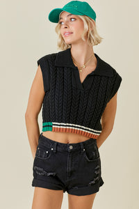 cassie cropped sweater