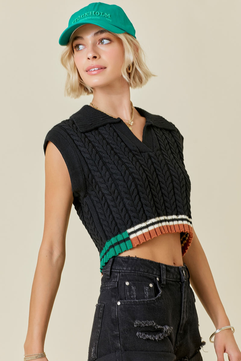 cassie cropped sweater