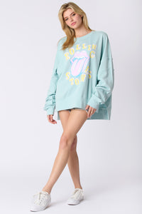 rolling stones oversized sweatshirt | FINAL SALE