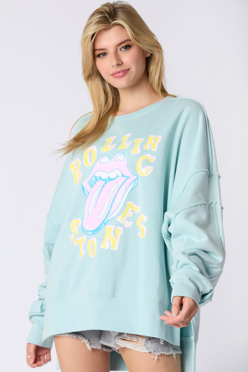 rolling stones oversized sweatshirt | FINAL SALE