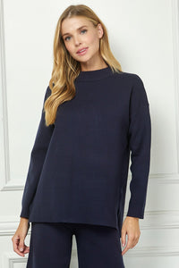 emma mock neck longsleeve sweater
