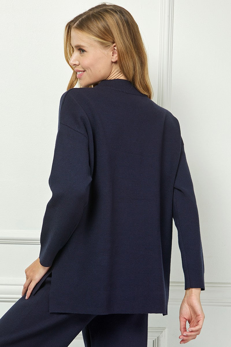 emma mock neck longsleeve sweater
