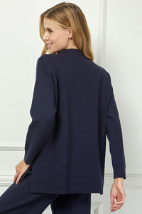 emma mock neck longsleeve sweater