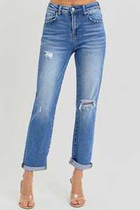 kelsea high-rise girlfriend denim