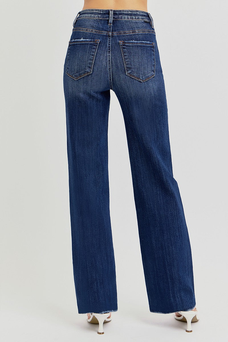 morgan high-rise tummy control denim