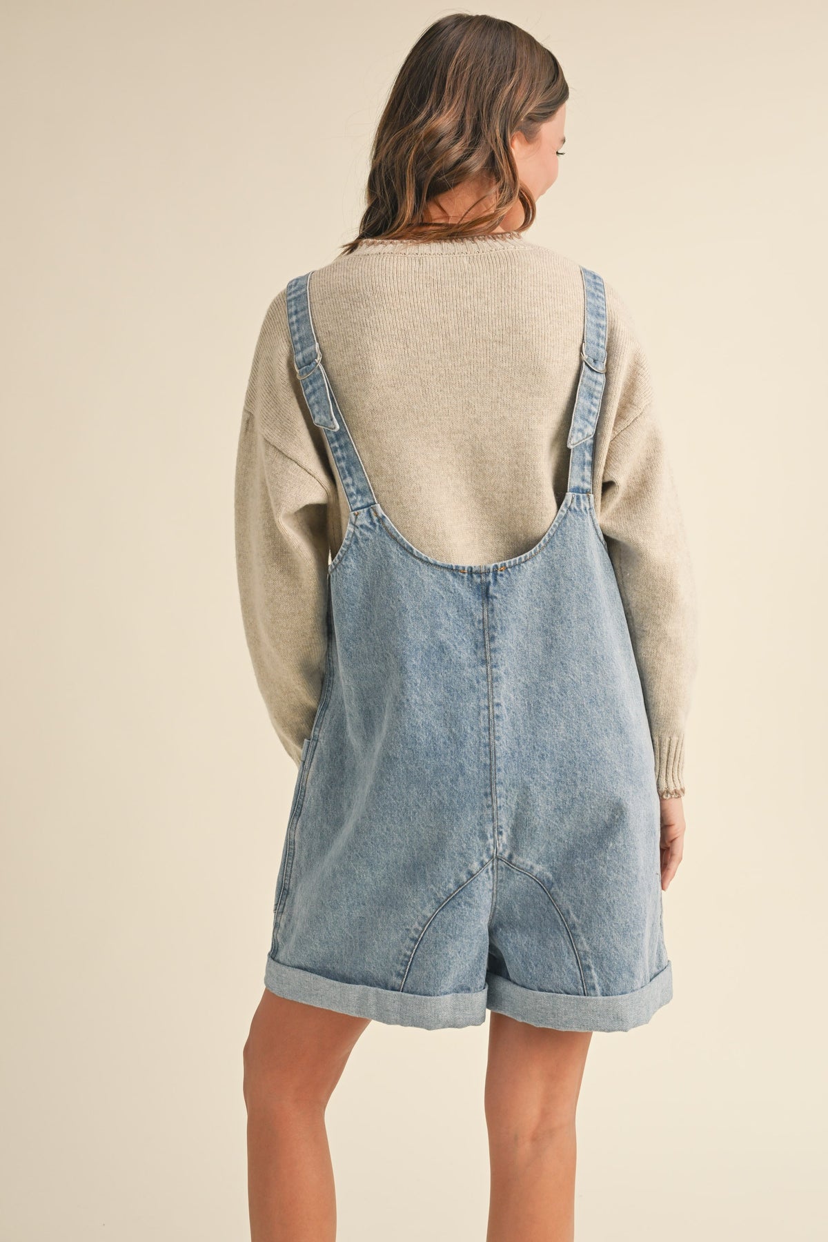 delilah denim romper | FINAL SALE