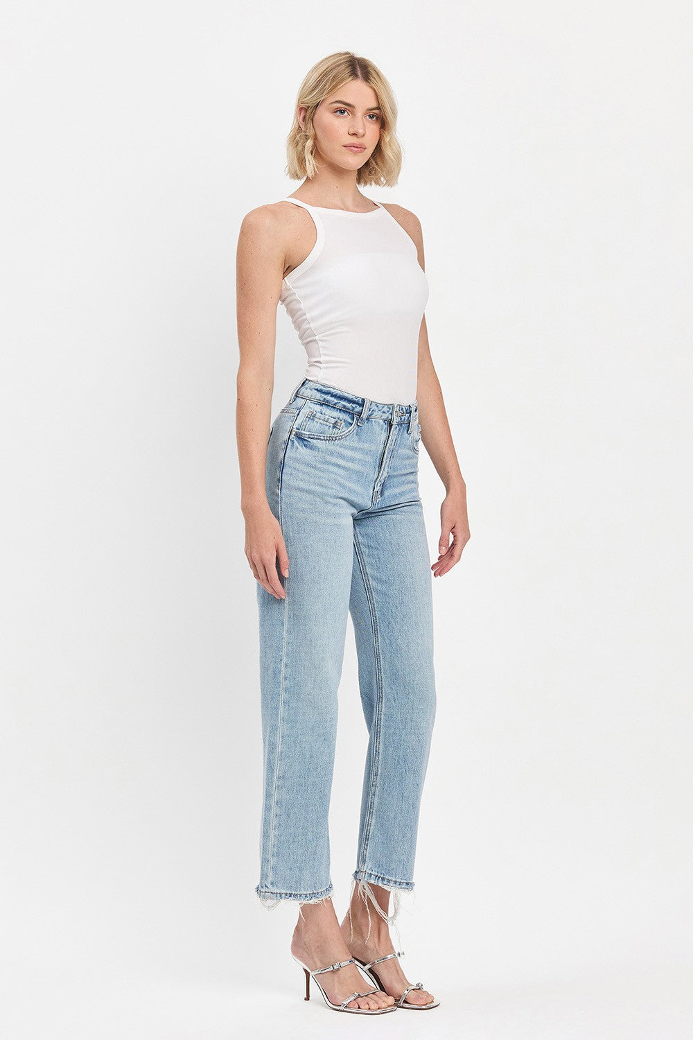 free entertainment high-rise denim