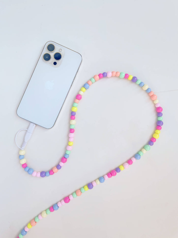 beaded phone chargers