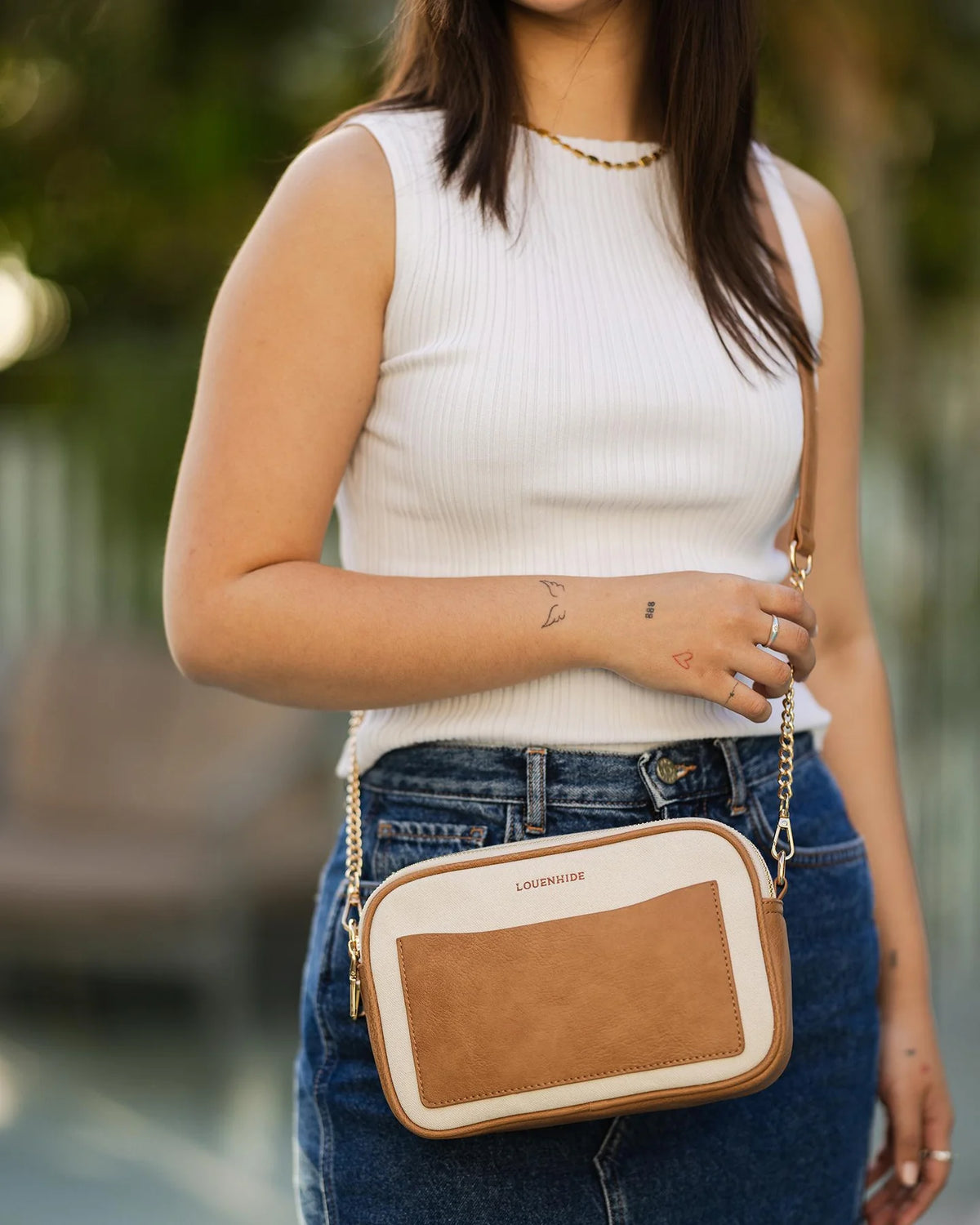 louenhide | jolene canvas crossbody bag