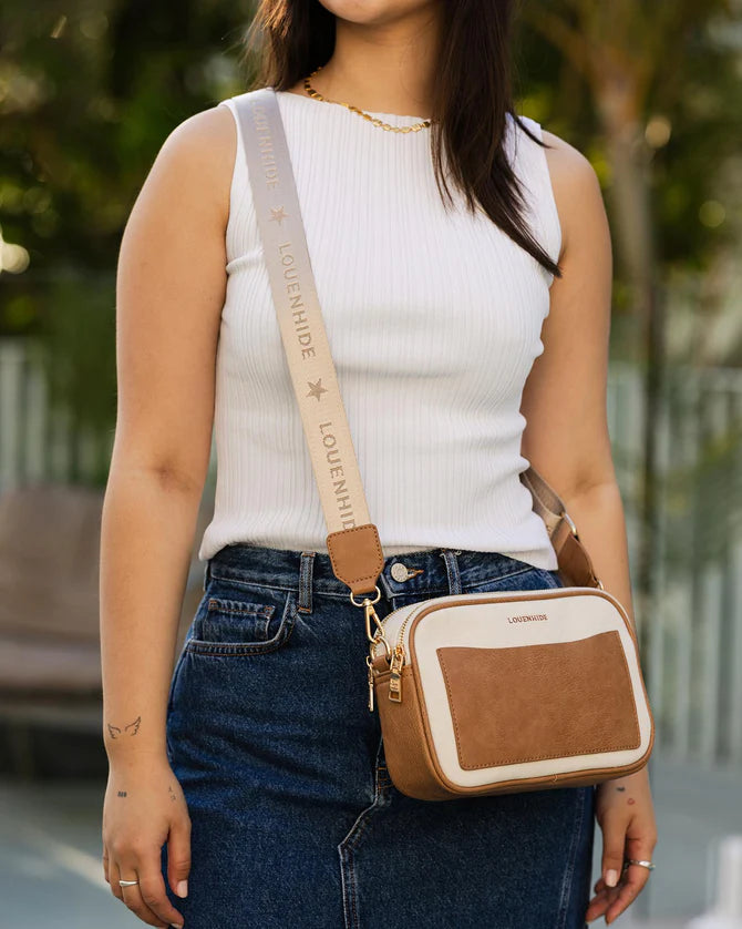 louenhide | jolene canvas crossbody bag