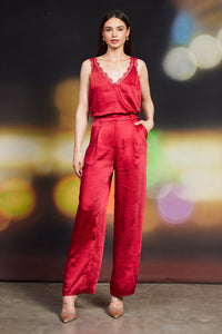 more to the conversation satin pants