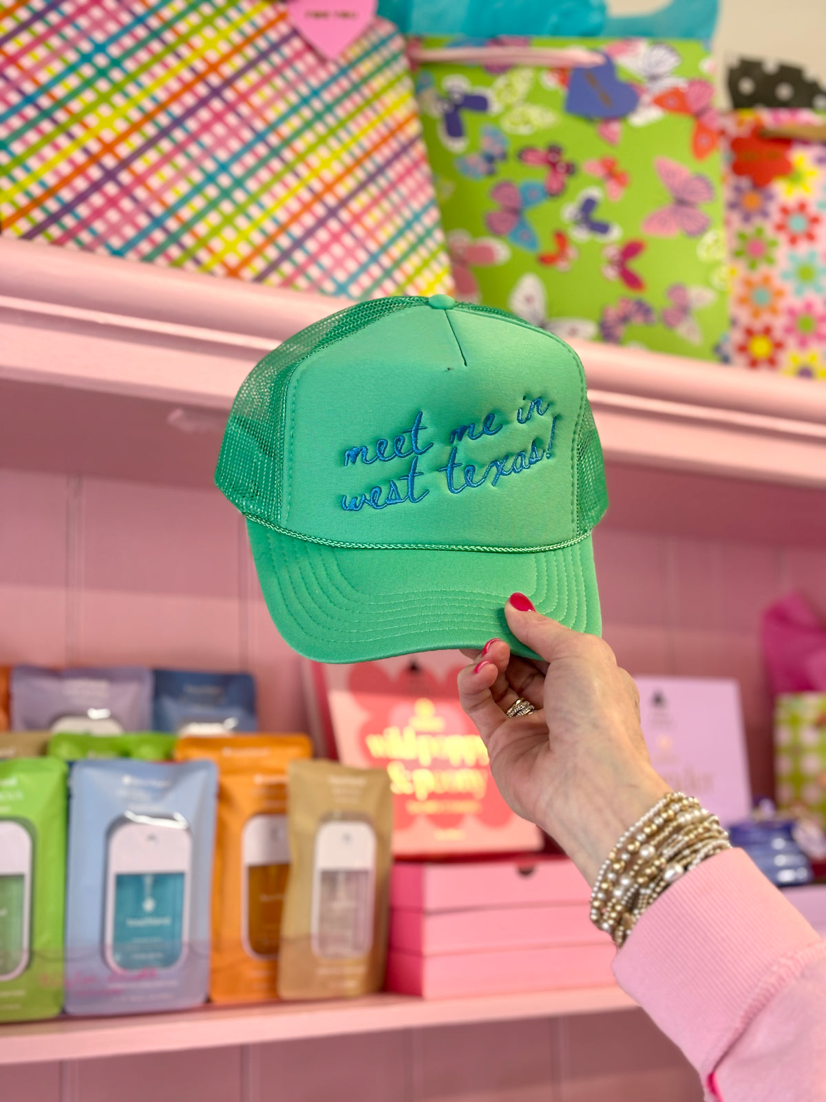 meet me in west texas trucker hat