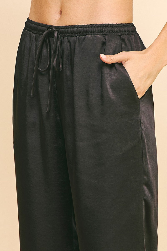 talk about it satin pants