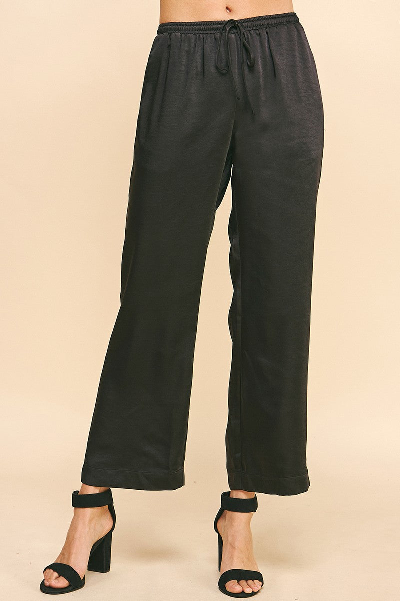 talk about it satin pants