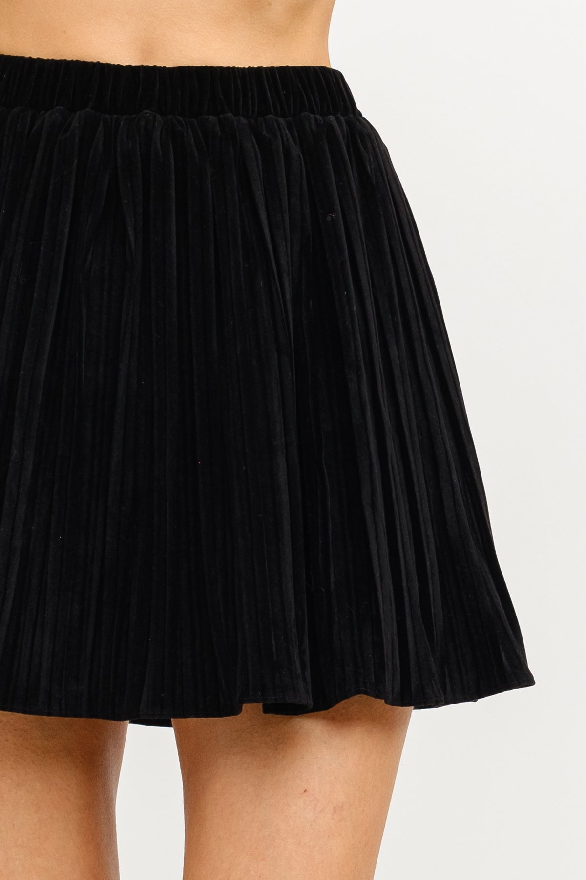 aria velvet skirt