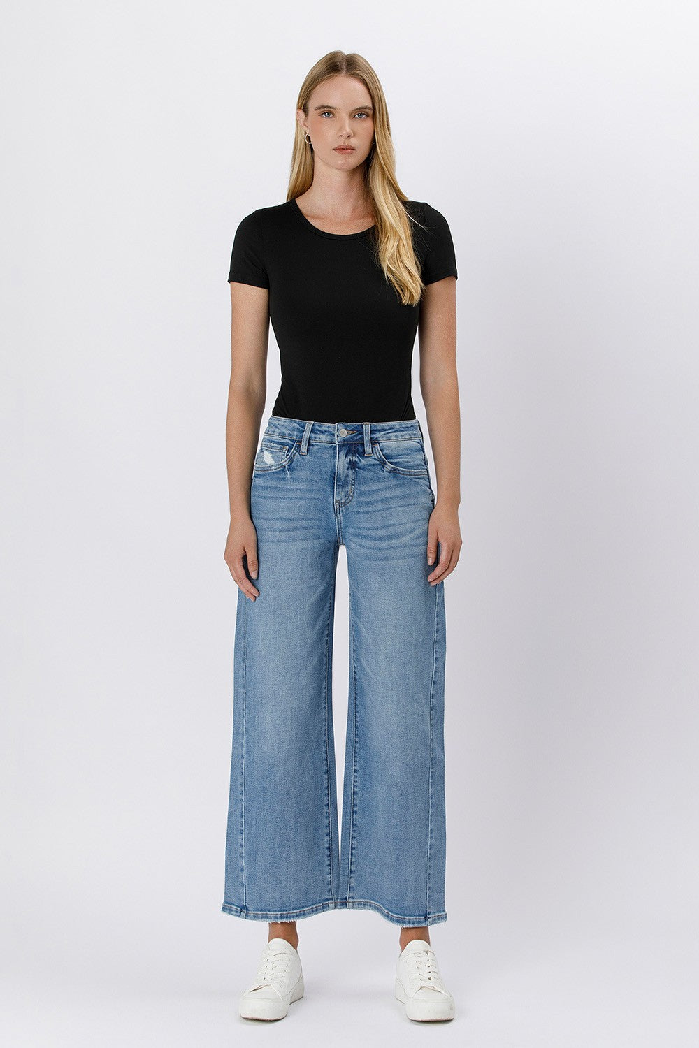 ideally baggy wide-leg denim