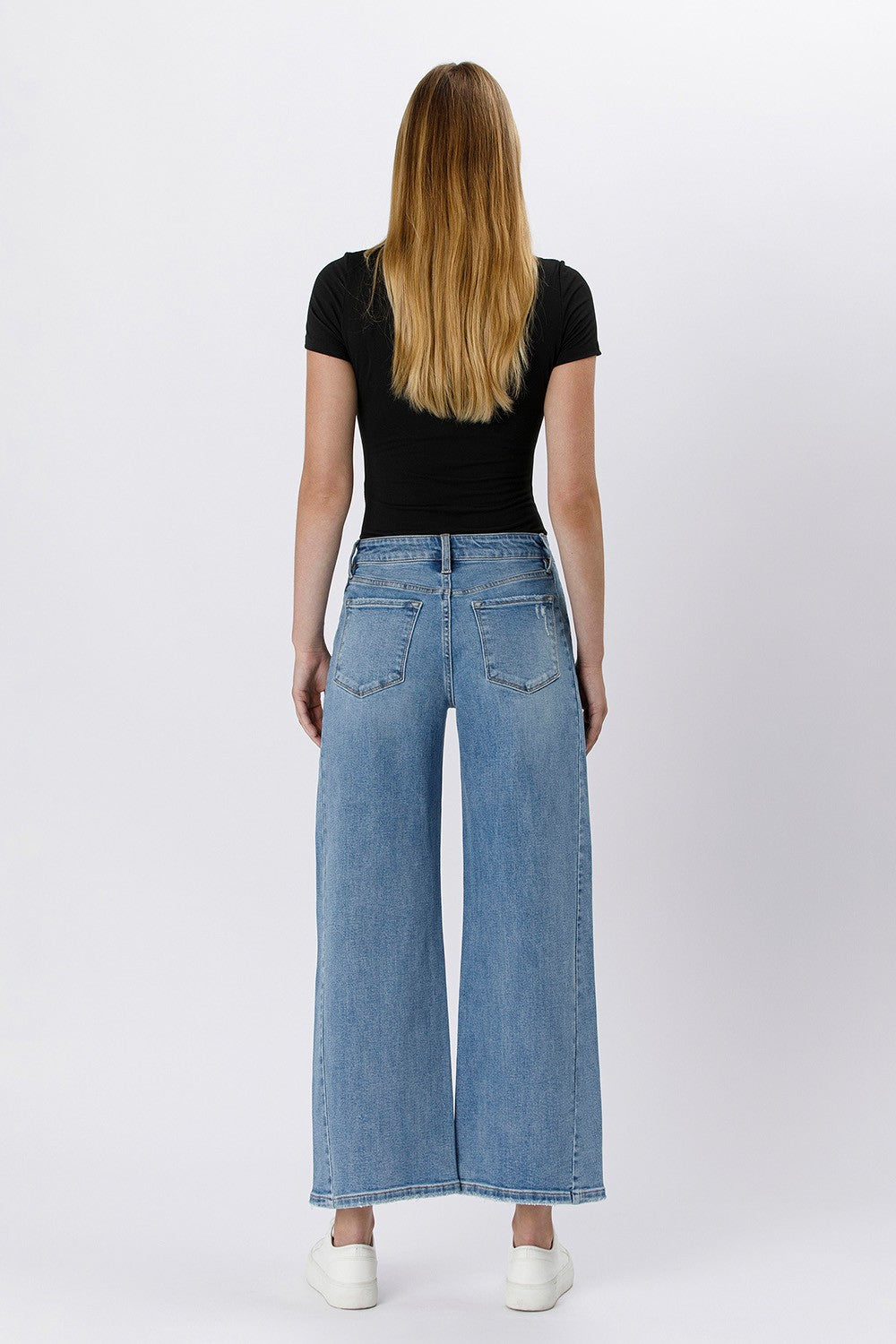ideally baggy wide-leg denim