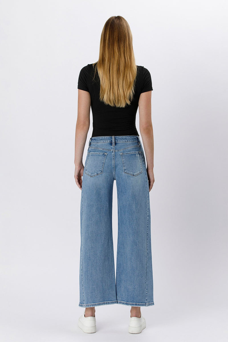 ideally baggy wide-leg denim