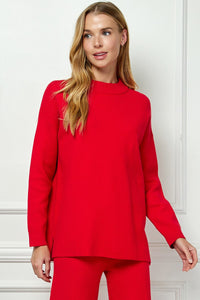 emma mock neck longsleeve sweater