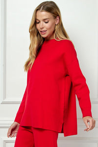 emma mock neck longsleeve sweater