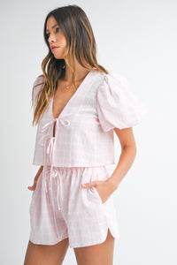 I know a place plaid set