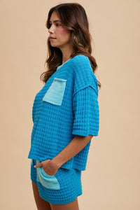 daily fit two-toned waffle set