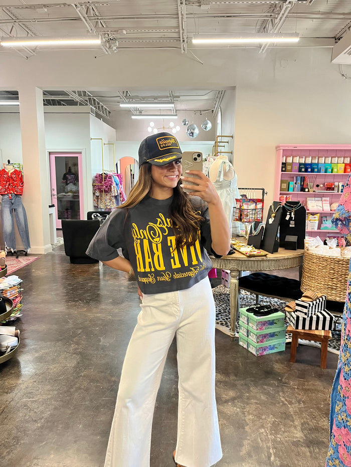 locals only cropped tee | FINAL SALE