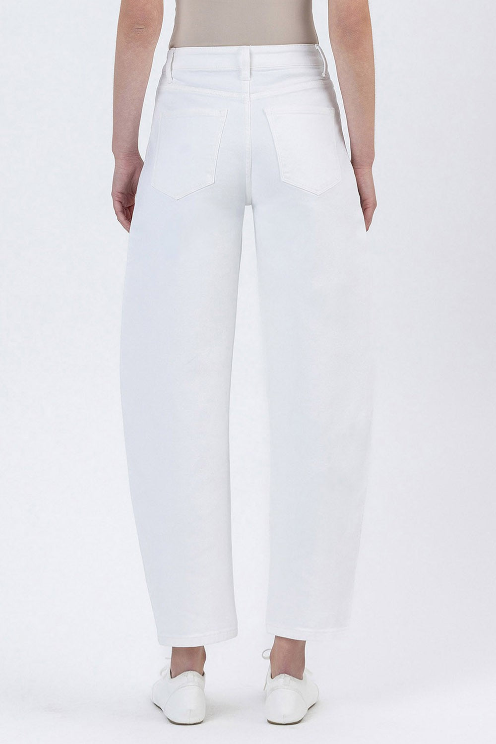 it girl white barrel denim