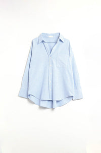 callie striped collared shirt | FINAL SALE