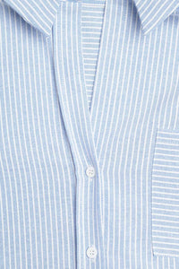 callie striped collared shirt | FINAL SALE