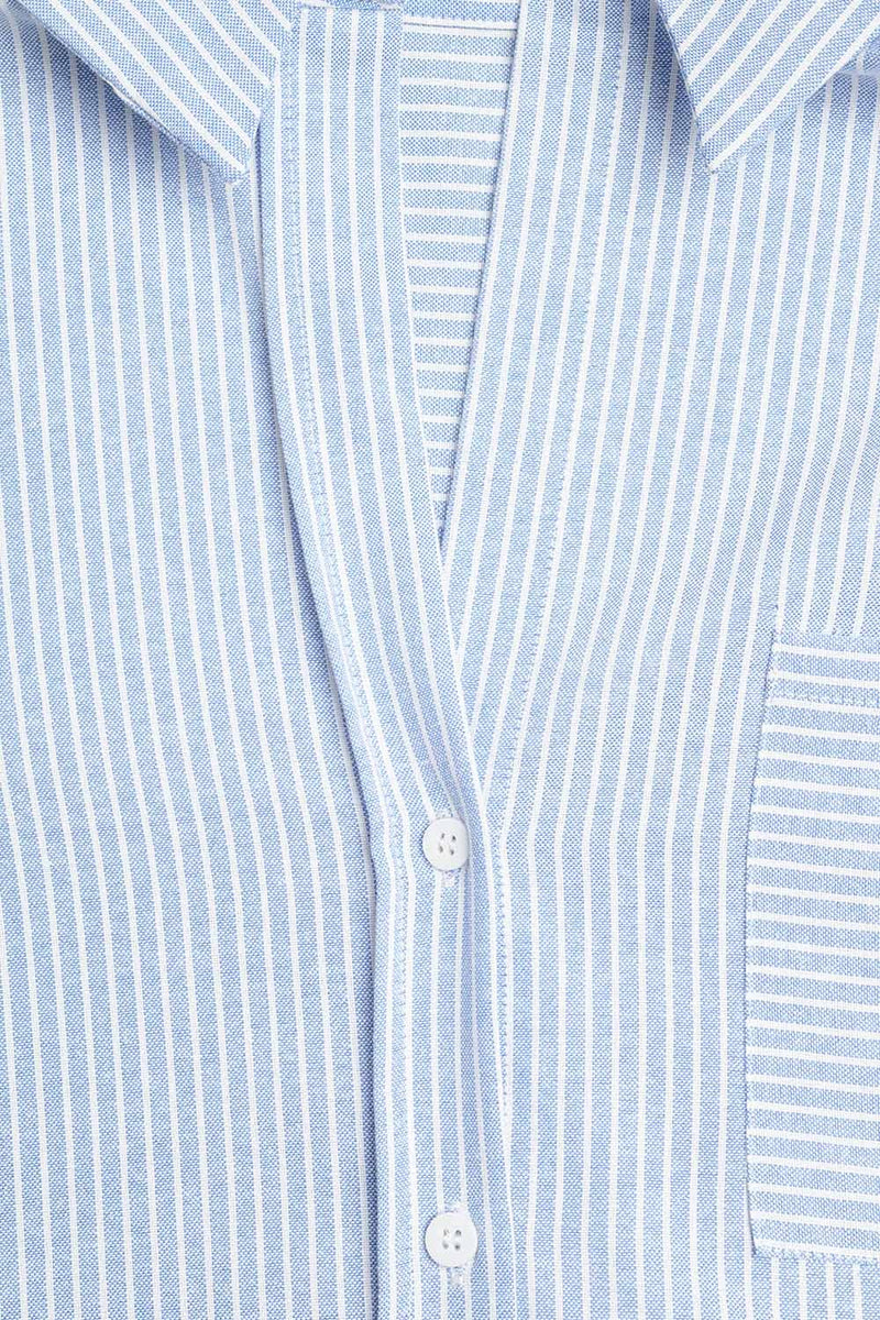 callie striped collared shirt | FINAL SALE