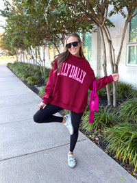 dilly dally mockneck sweatshirt