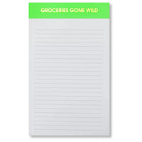 lined memo notepad